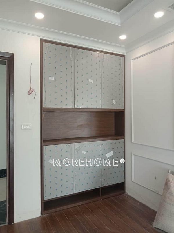 Lắp đặt tủ giày âm tường gỗ công nghiệp cao cấp